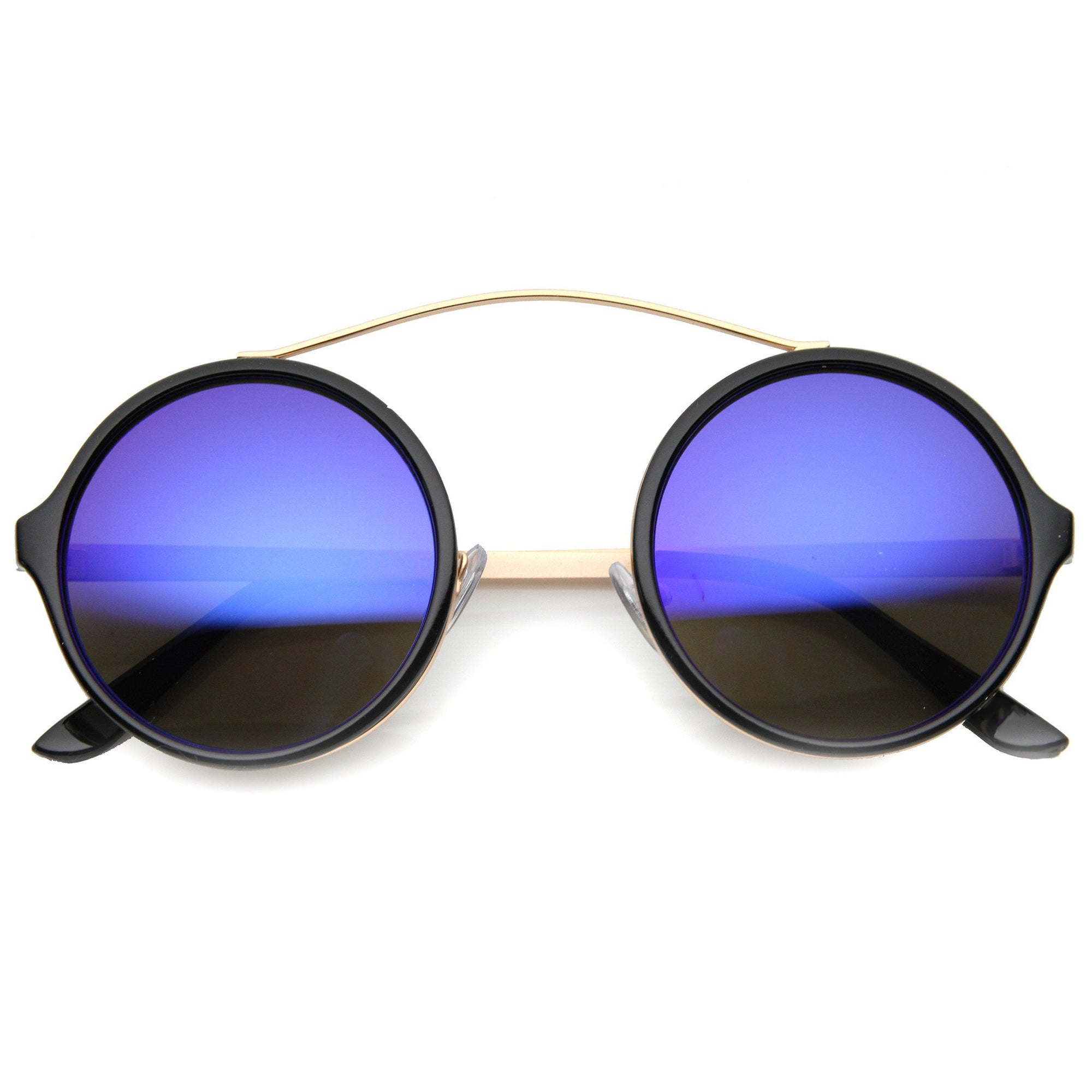 Reefton Matte Black Blue Mirror Polarized Glass